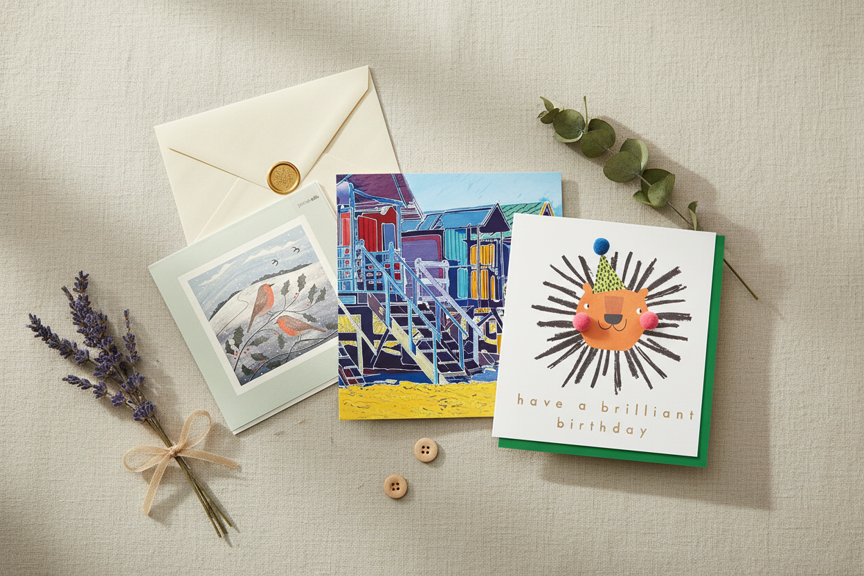Cards and little extras to complete a gift from The Rowan Tree