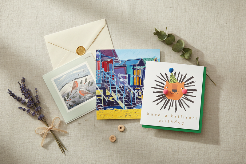 Cards and little extras to complete a gift from The Rowan Tree