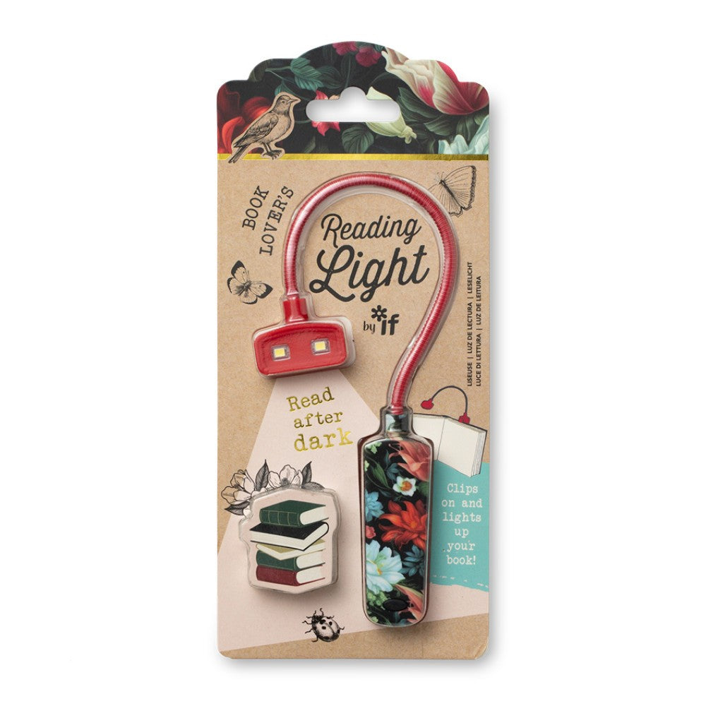 Dark Floral - Book Lovers Reading Light