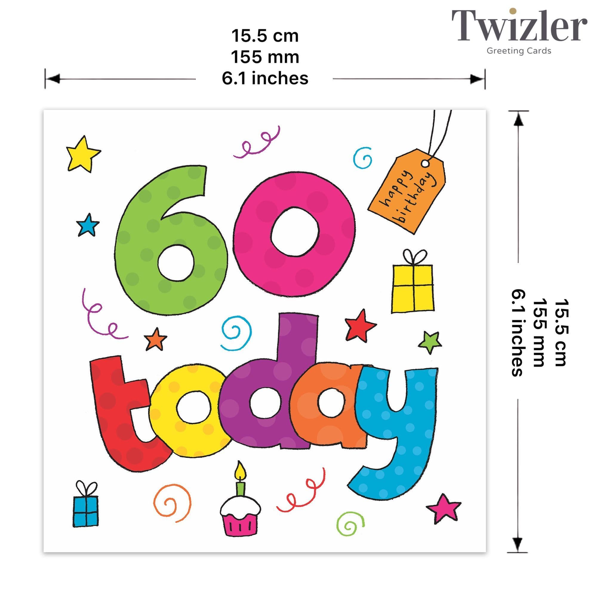 Age 60 Birthday Card