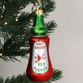 Gisela Graham Glass Hot Sauce Christmas Decoration