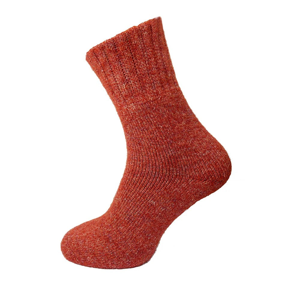 Gemjar Rust Thick Wool Blend Socks 8 to 12