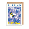 Planted Buzzing Bees Birthday Card