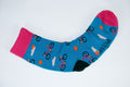 Doris and Dude Green Bikes Socks UK 3 to 7