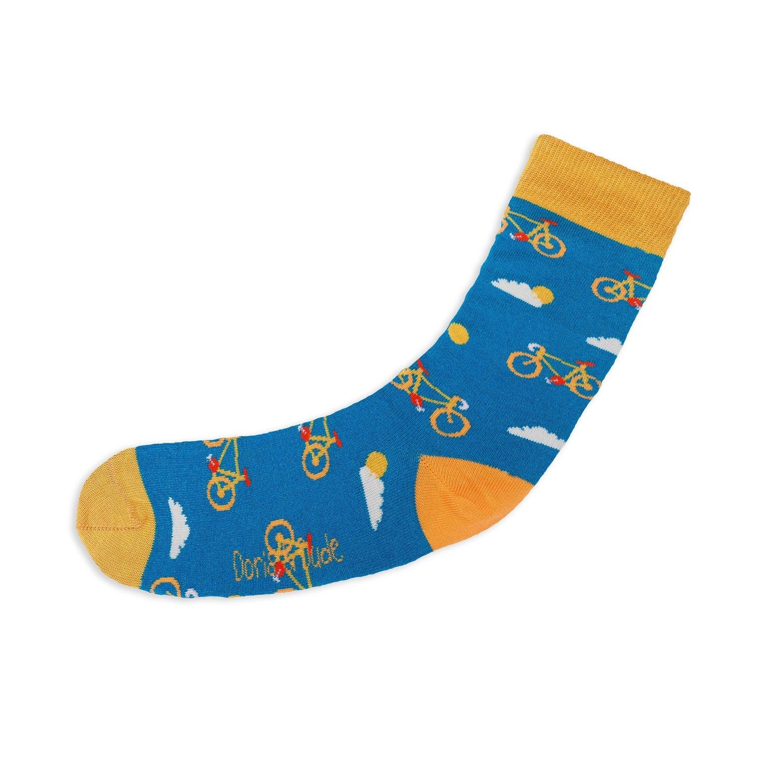 Doris and Dude Blue Racer Bike Socks UK 7 to 11