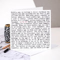 50th Birthday Card with Quotes about aging