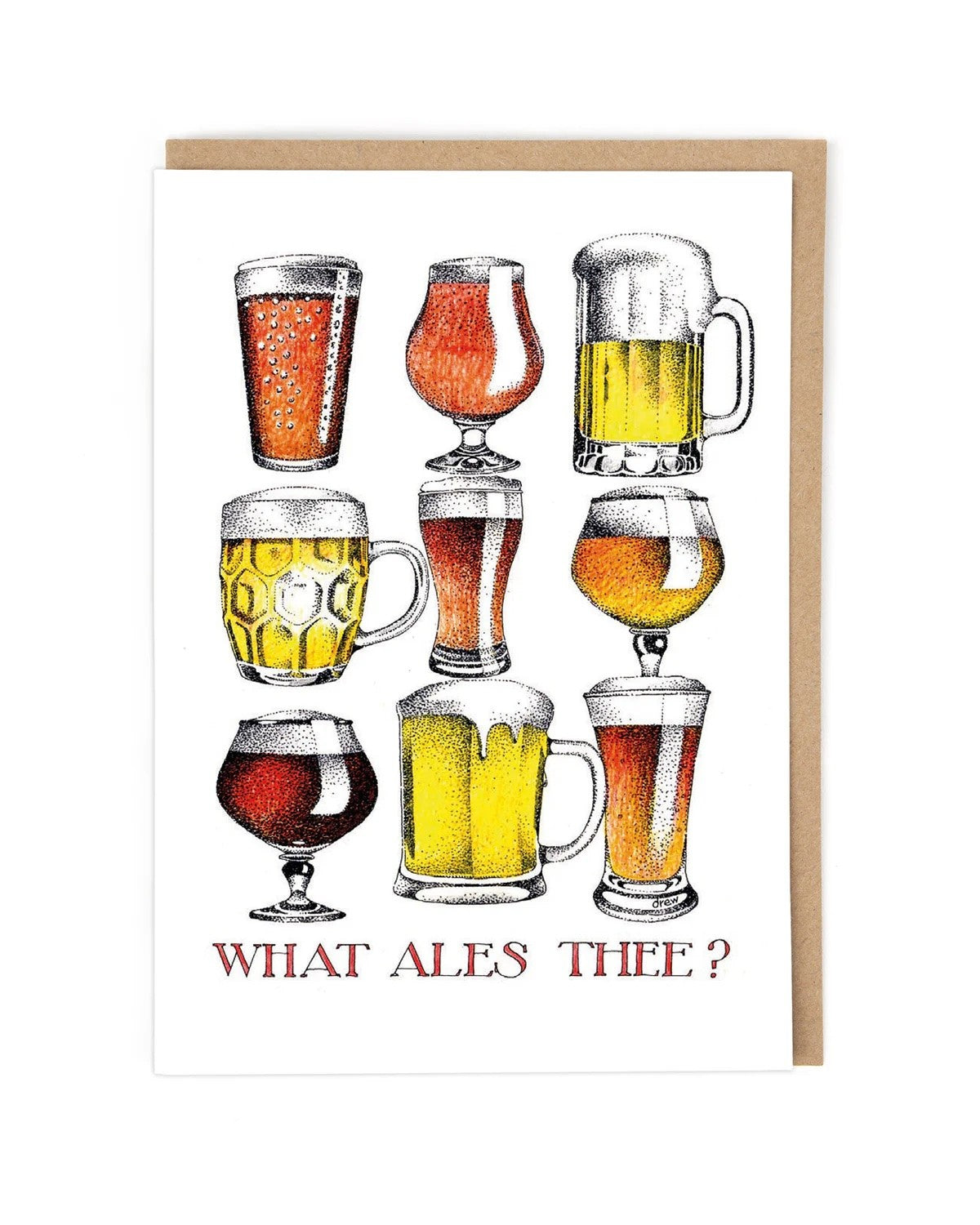 What Ales Thee Card