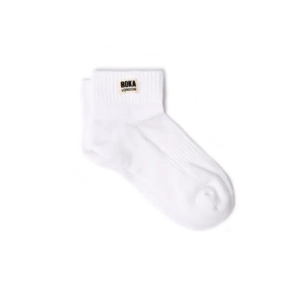 Roka Off White Organic Cotton Socks one size