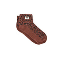 Roka Leopard Print Organic Cotton Socks - one size