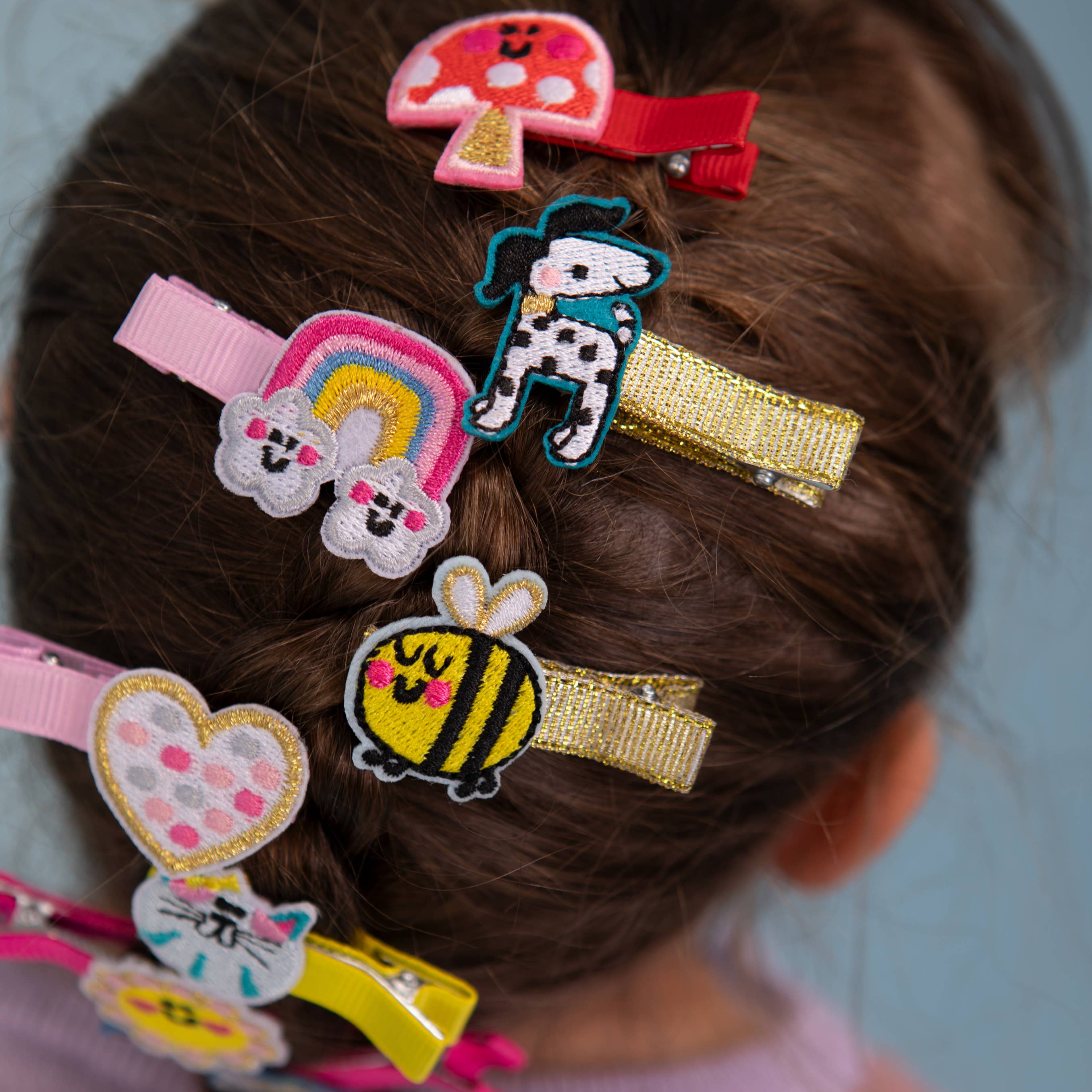 Kid’s Hair Clips - Unicorn/Rainbow (Set of 2)