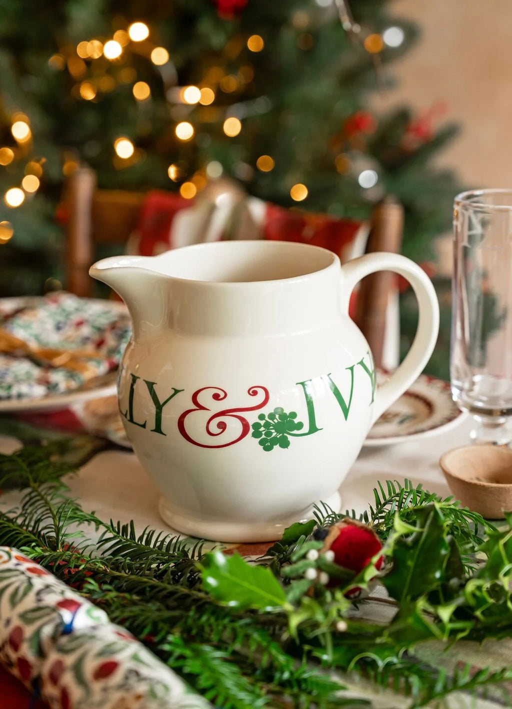 Emma Bridgewater Christmas Holly & Ivy 3 Pint Jug