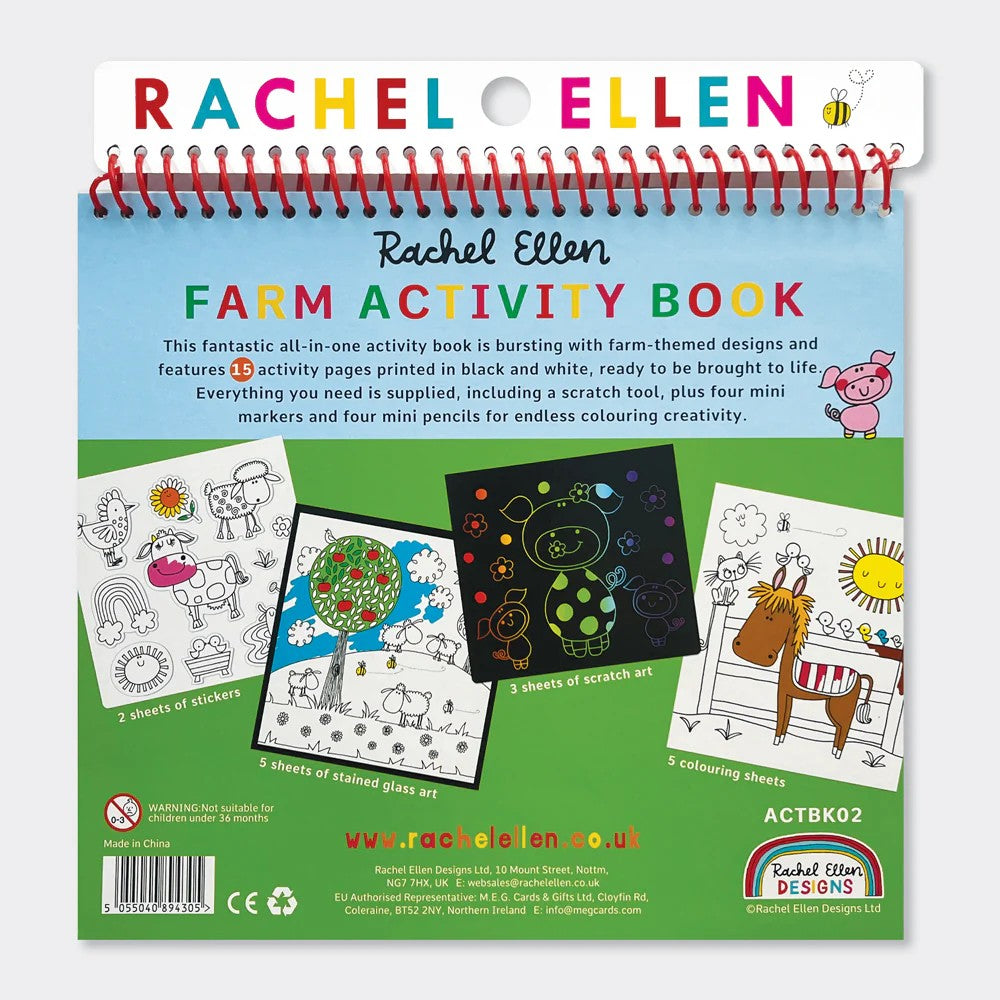 On The Farm Activity Book