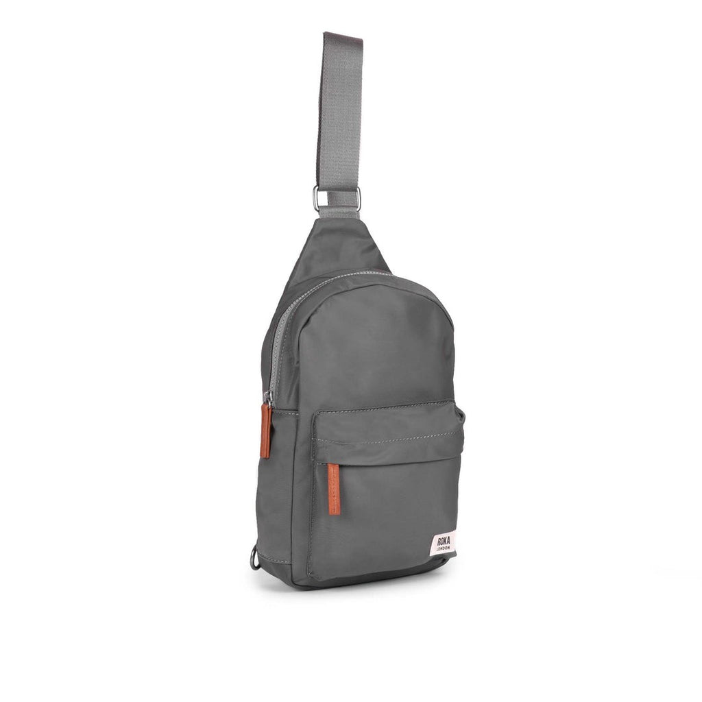 Roka Willesden Graphite Recycled Nylon Bag