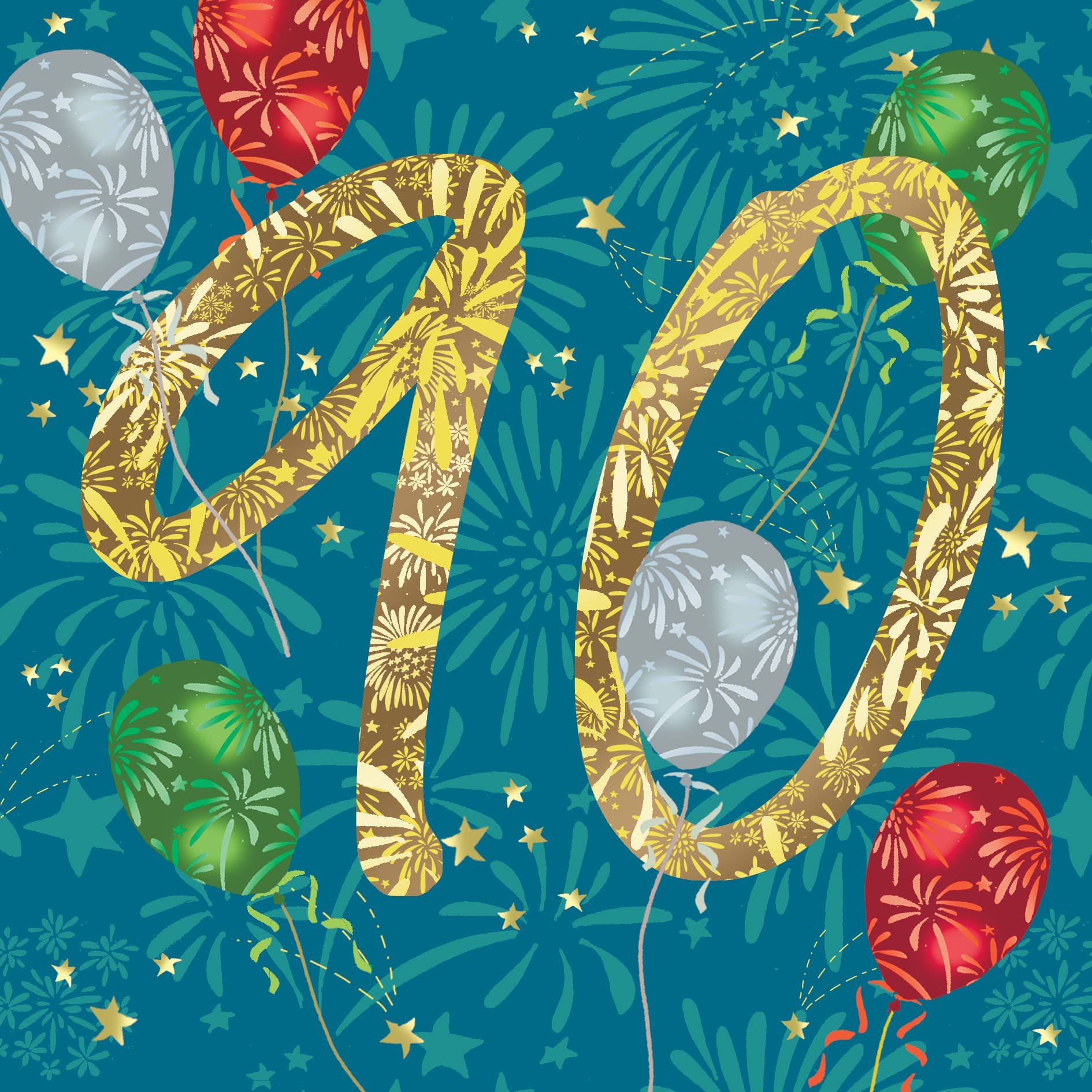 90th Birthday Card