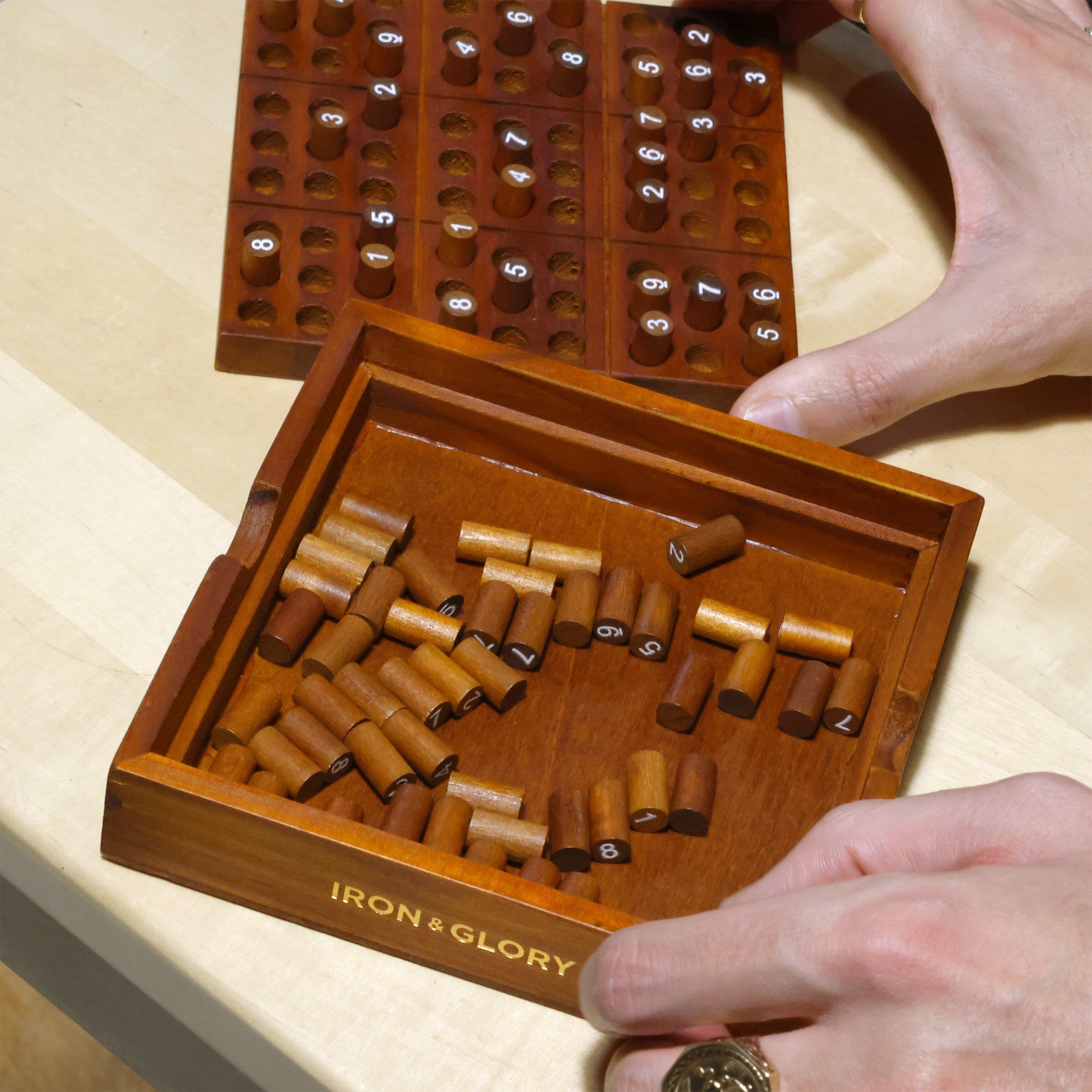 Wooden Sudoku Board Game