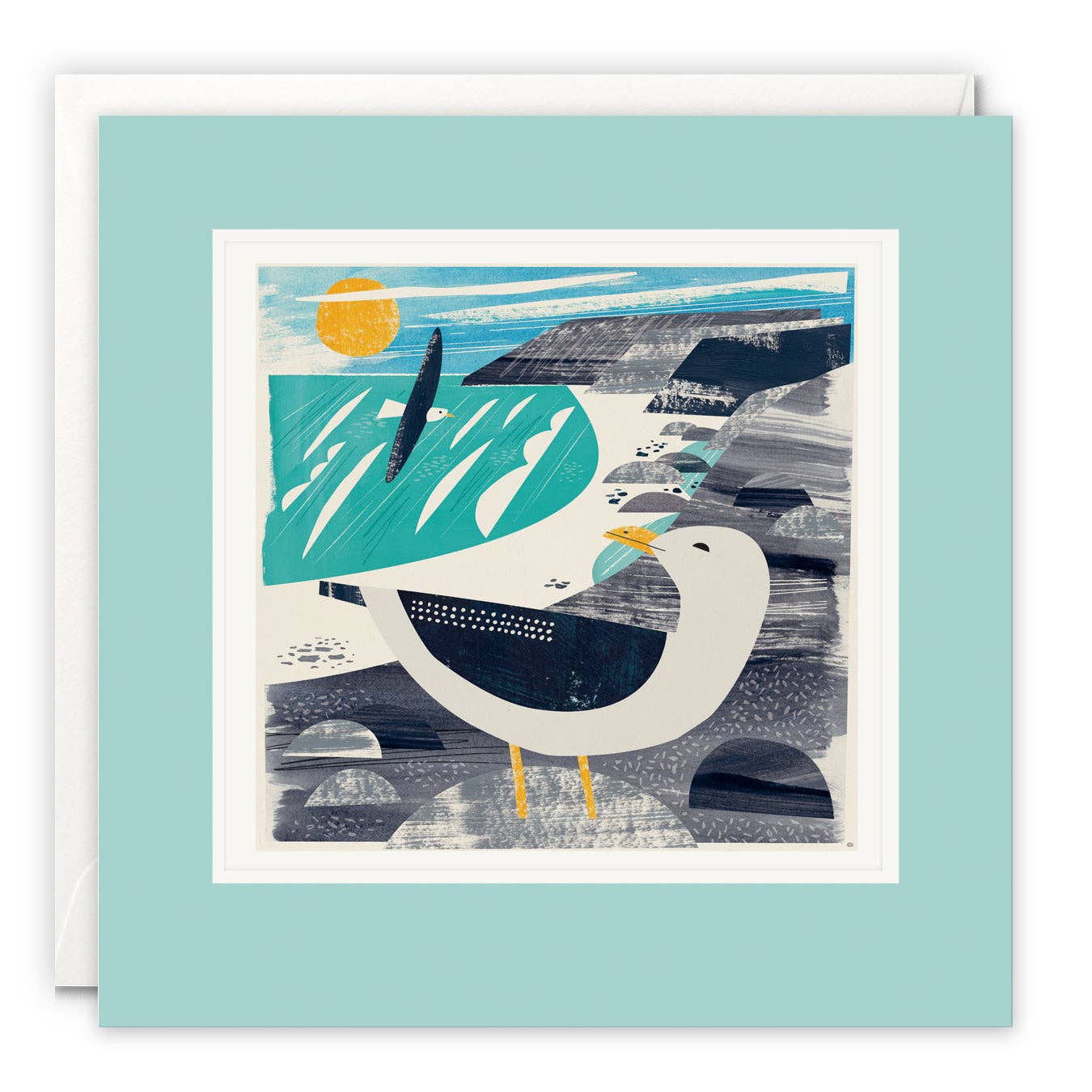 Treen Gull Blank Art Card - Paintworks