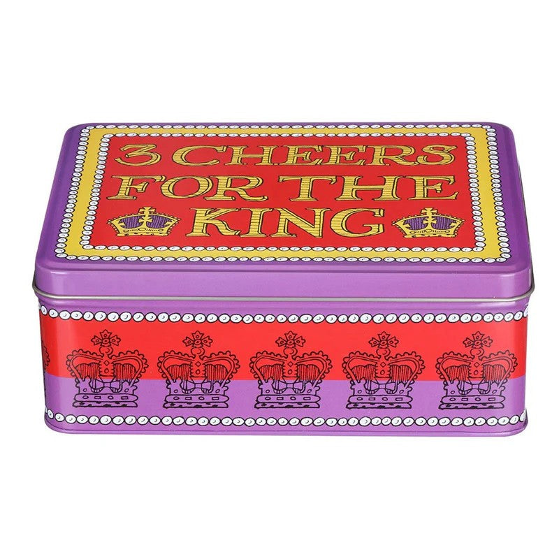 Elite Gift Boxes Emma Bridgewater Coronation King Charles III Deep Rectangular Tin 195 x 154 x 75mm