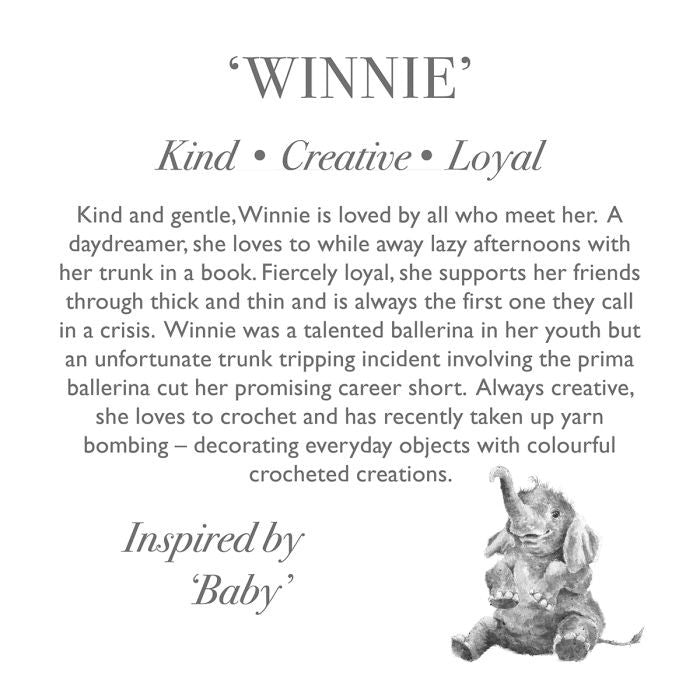 Wrendale Designs Winnie the Elephant Plush Soft Toy