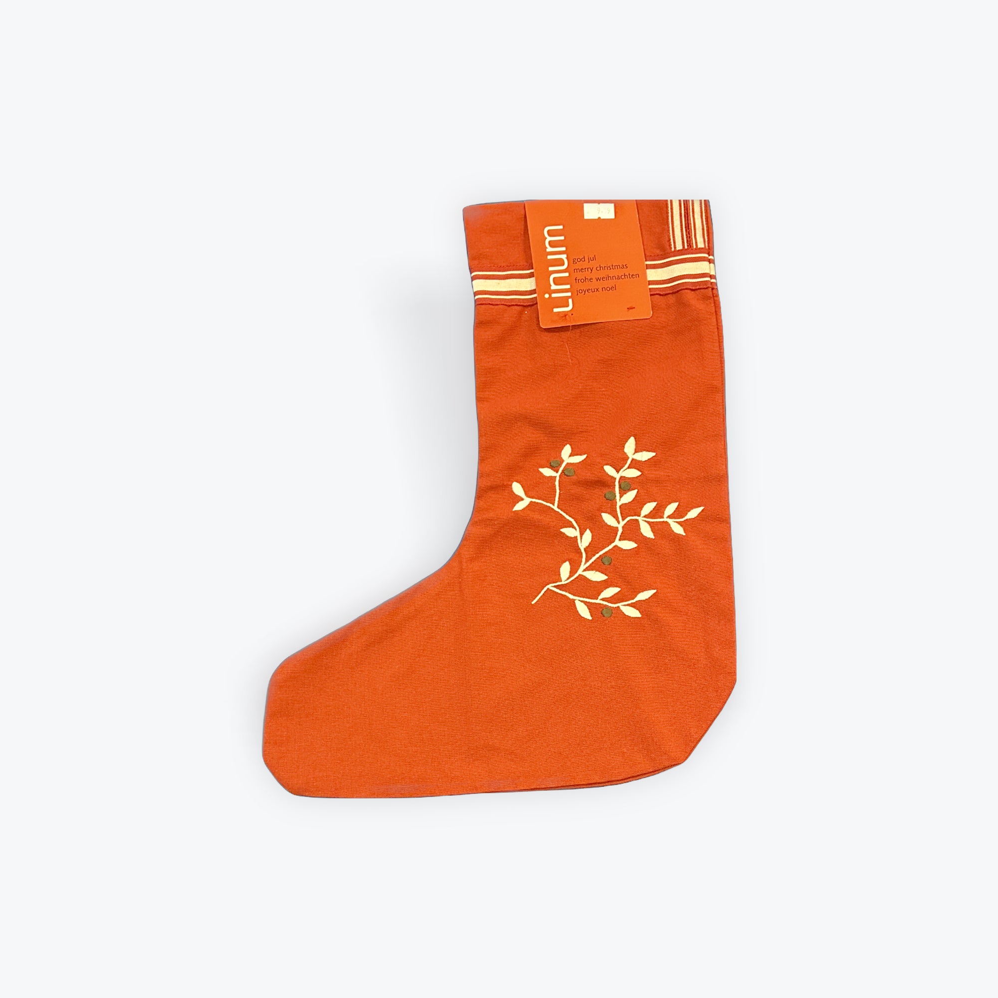 Linum Christmas Stocking - Cotton