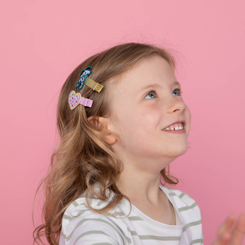Kid’s Hair Clips - Hearts (Set of 2)