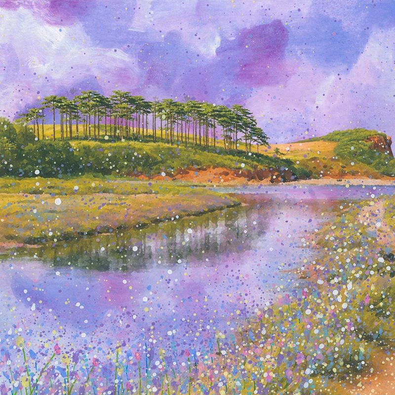 Otter Estuary Canvas Print (50cm x 50cm)