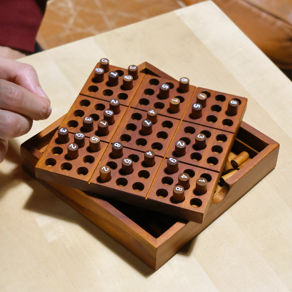 Wooden Sudoku Board Game