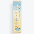 Seaside - Canvas and Wood Height Chart