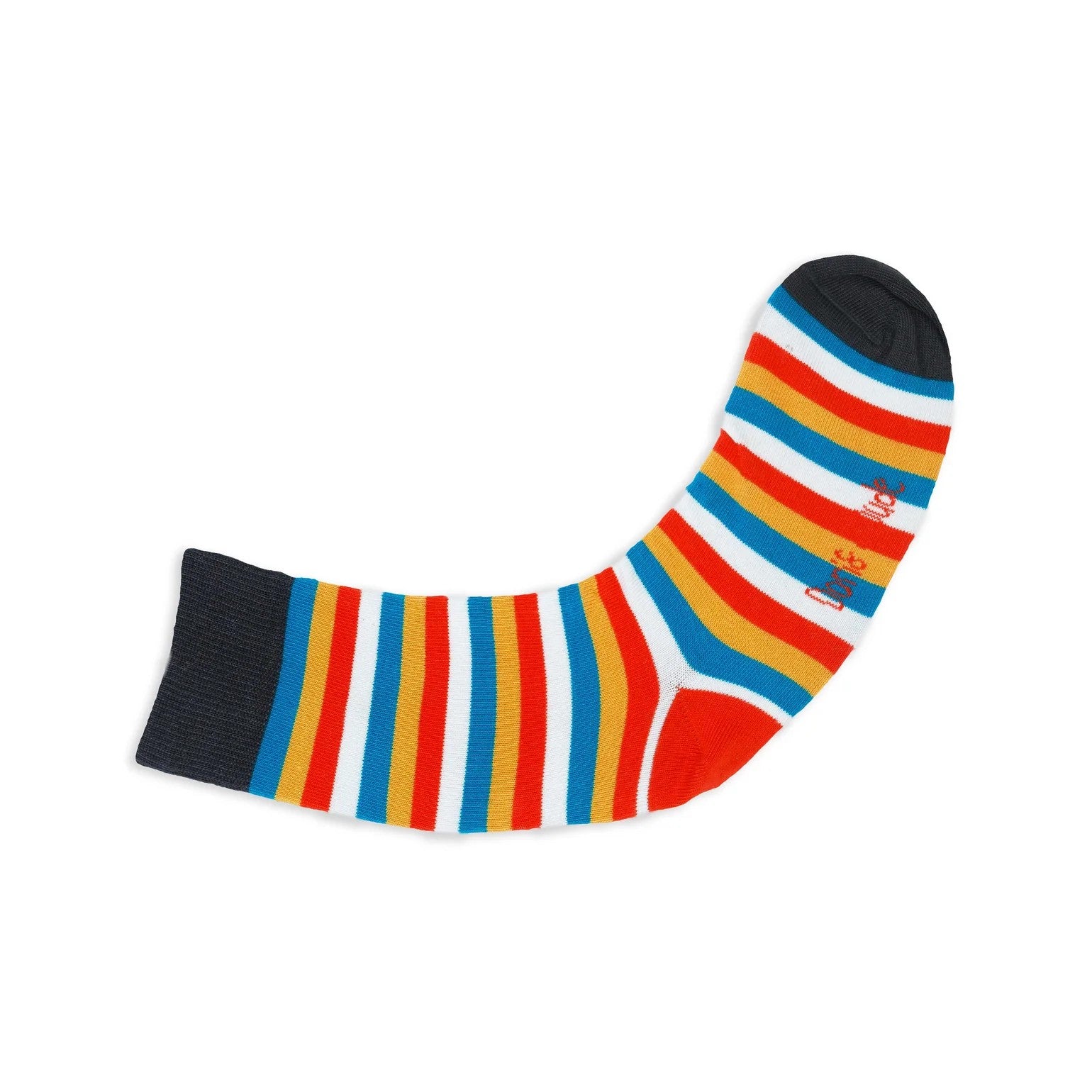 Doris and Dude Gold Stripe Socks UK 7 to 11