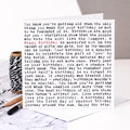 Happy Birthday Quote Card