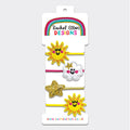 Kid’s Hair Elastics - Sun/Cloud (Set of 4)