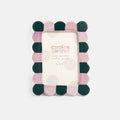 Lilac/Teal Scallop Edge 4x6" Photo Frame