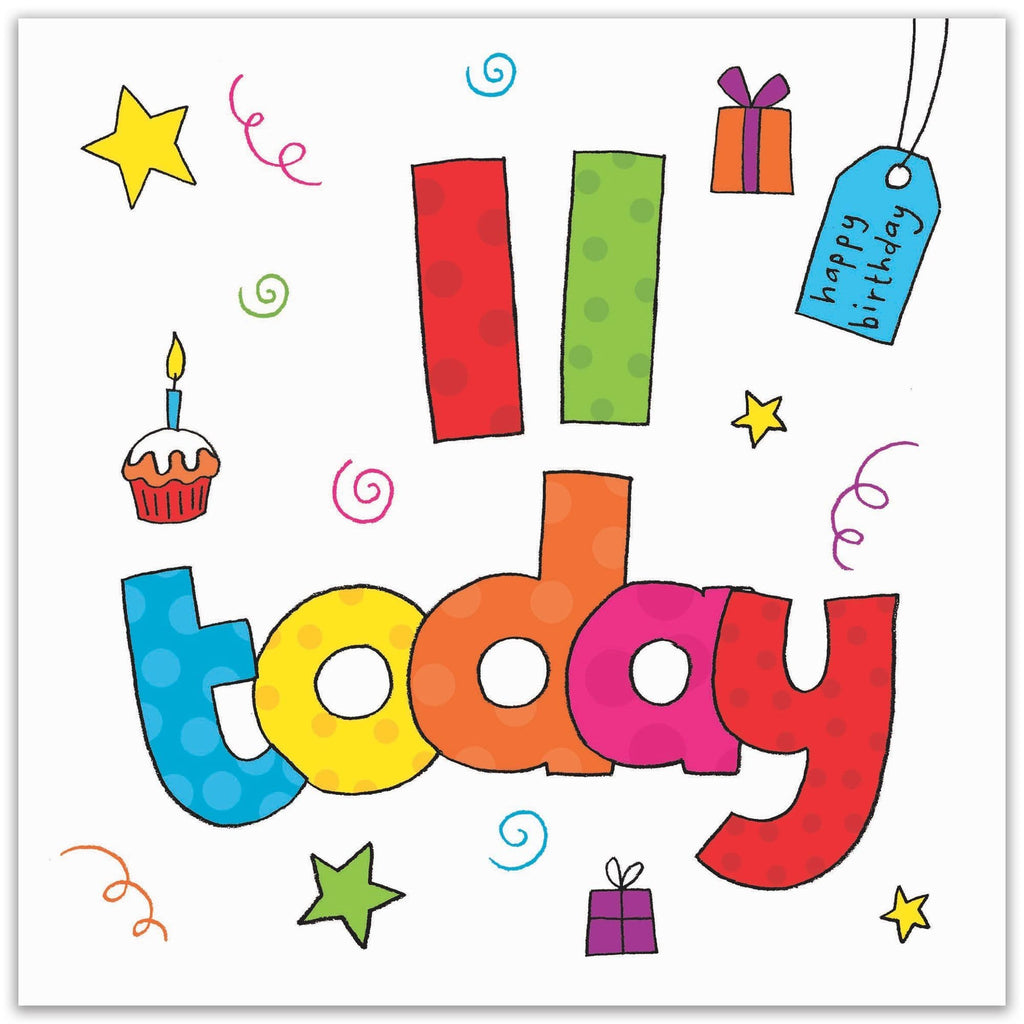 Age 11 Birthday Card