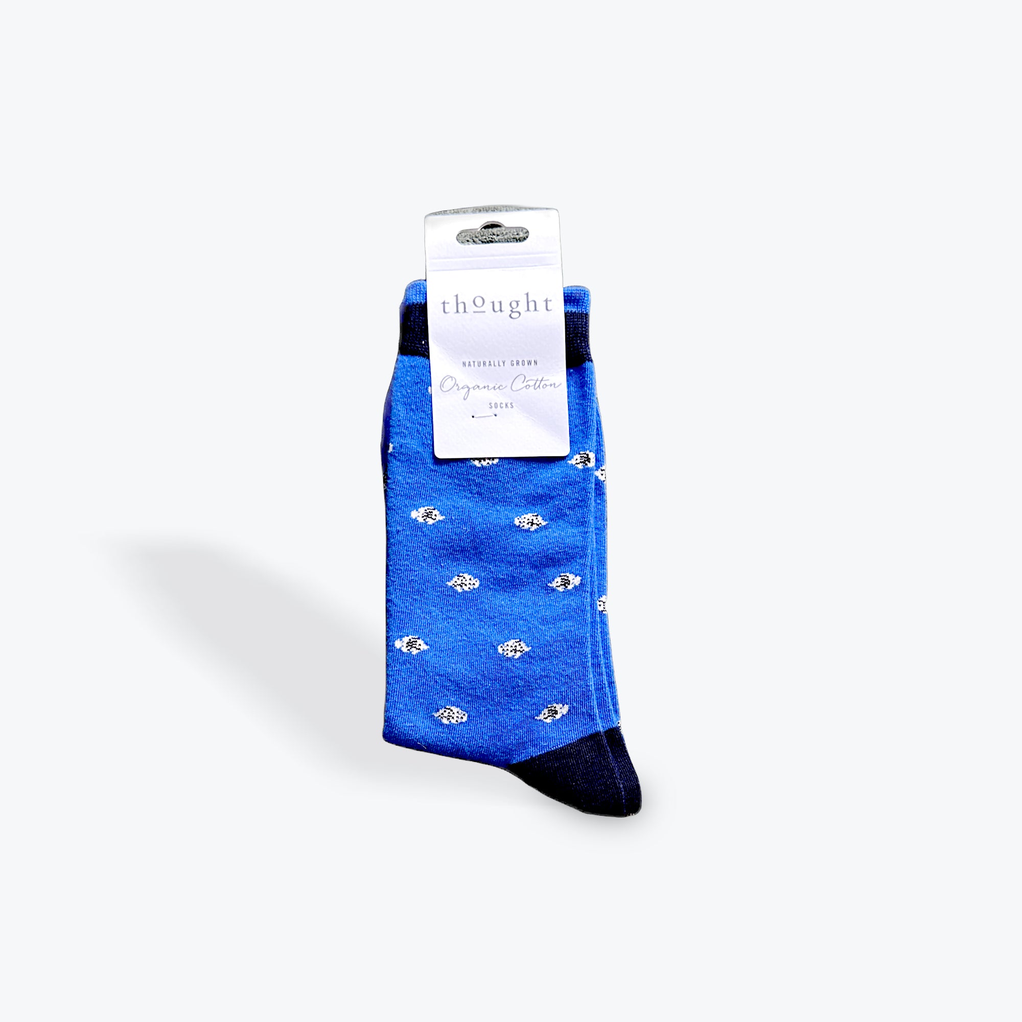 Thought Bright Blue Socks UK 7 to 11