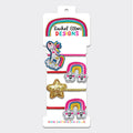 Kid’s Hair Elastics - Unicorn/Rainbow (Set of 4)