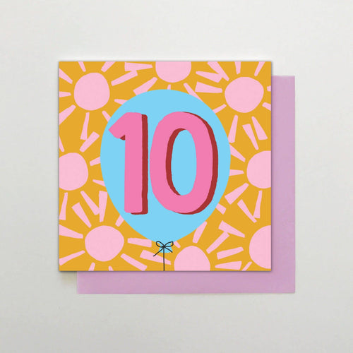 Age 10 Birthday Card