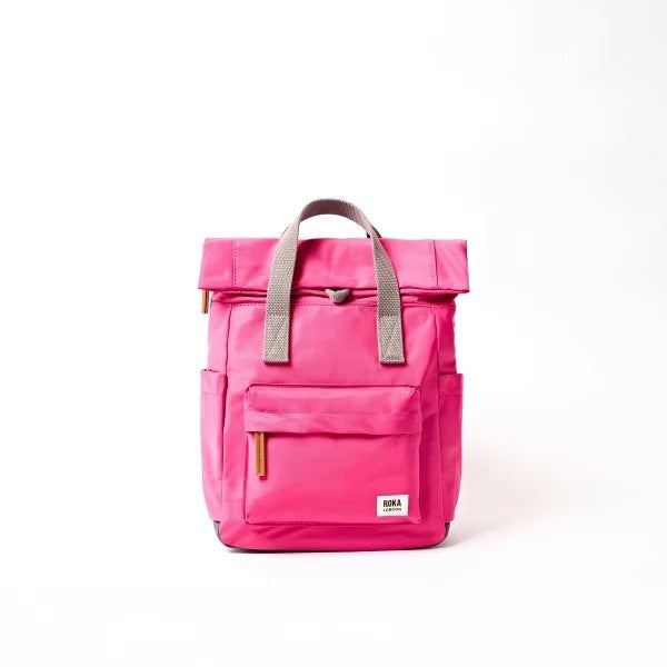 Roka Canfield Small Backpack in Granita Red Nylon