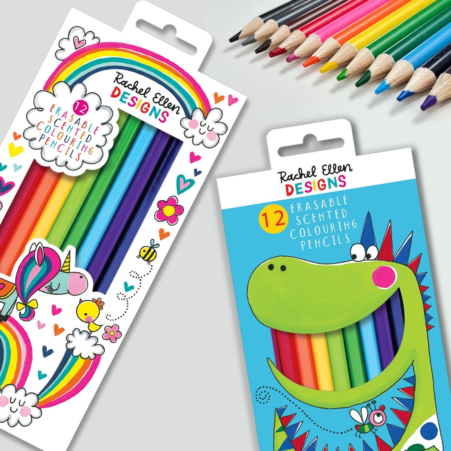 Scented Colouring Pencils - Dinosaurs
