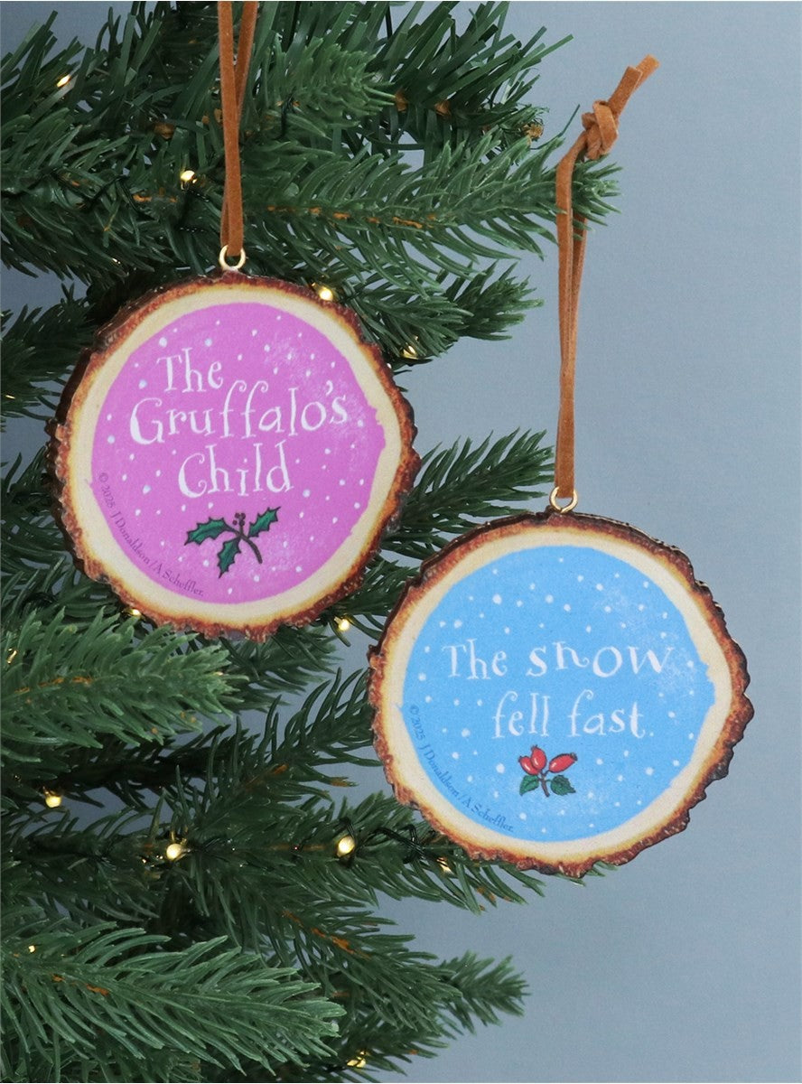 Hanging Decoration - Gruffalo's Child Wood Log