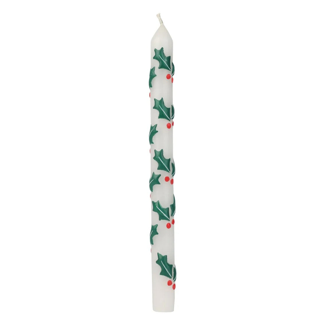 Christmas Holly Dinner Candle