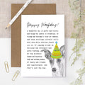 Whippet, Happy Woofday, Card