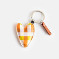 Multi Check Heart Keyring