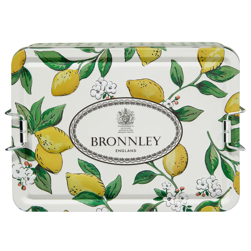 Bronnley Lemon Edition Tin - Body Wash & Body Lotion