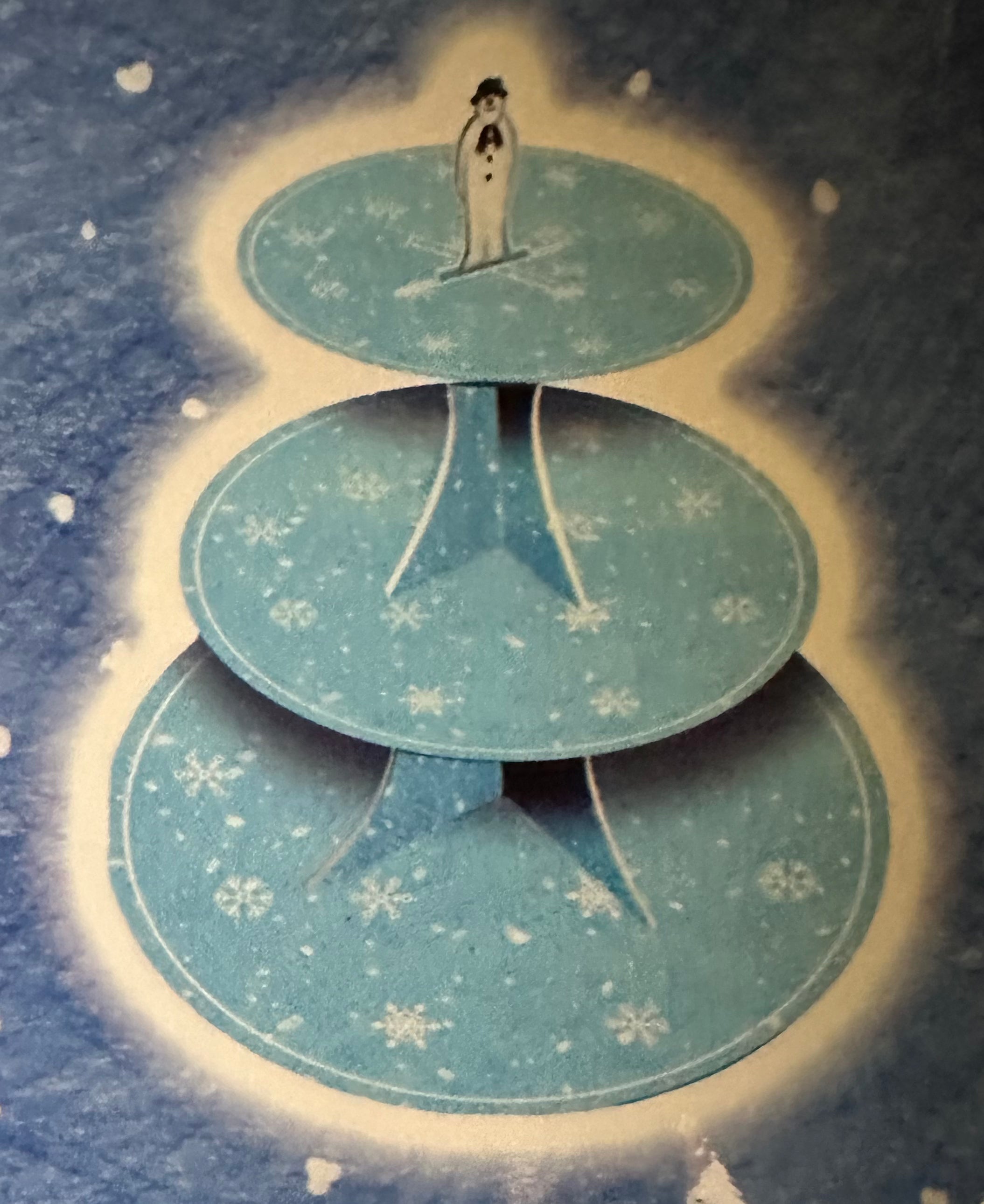 The Snowman Cake Stand