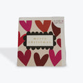 Merry Christmas Heart Pattern card