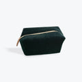 Caroline Gardner Dark Green Velvet Cosmetic Bag