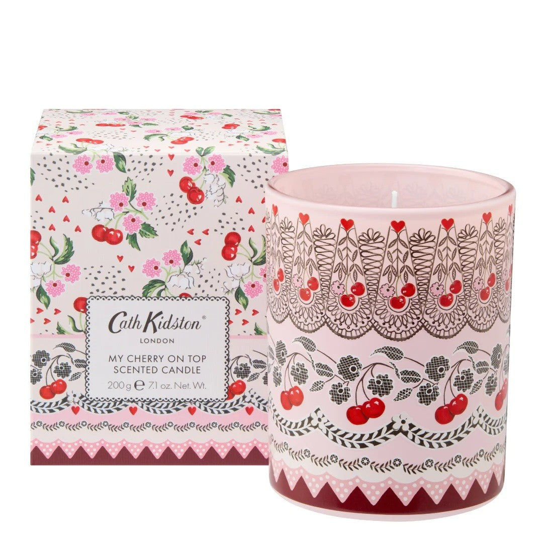 Cath Kidston Home Fragrance My Cherry On Top Candle 220g