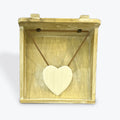 Napkin Holder With Heart Embelishment