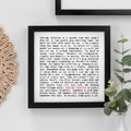 Budleigh Salterton - Square Unframed Print - Wise Words