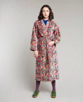 Long Velvet Dressing Gown - Molly Coral