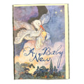 A New Baby Card with Stork Delivery